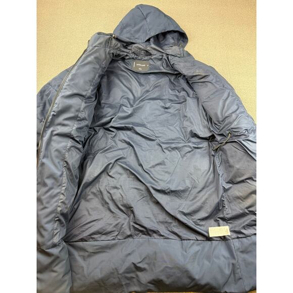 Everlane Women's XS Navy Blue ReNew Long Puffer Jacket - Picture 11 of 16